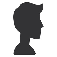 young man model avatar character vector illustration design