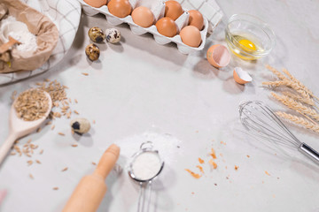 Natural ingredients for baking