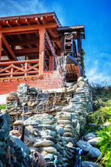 Decorative old watermill.