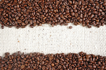 coffee bean as background
