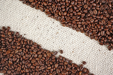 Coffee bean as background 