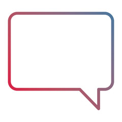 speech bubble message icon vector illustration design