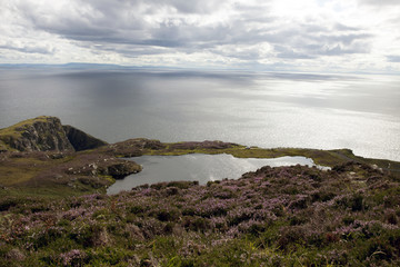 Donegal (Ireland), - July 25, 2016: Slieve League cliffs, Co. Donegal, Ireland.