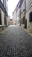 Lovely ancient city of Tabor in Czech republic