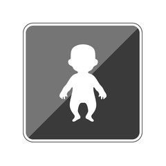 Baby - Reflektierender App Button