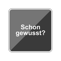 Schon gewusst - Reflektierender App Button