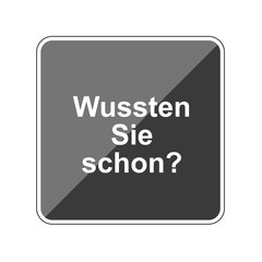 Wussten Sie schon - Reflektierender App Button