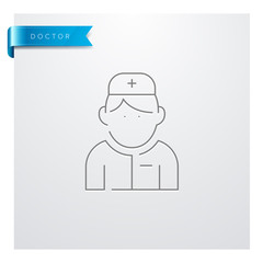 icône Médecine - Santé - Médical - Docteur - Chirurgien