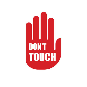 Don't Touch! Japanese Sticker