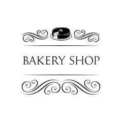 Bakery Shop Retro Label.  Illustration design.