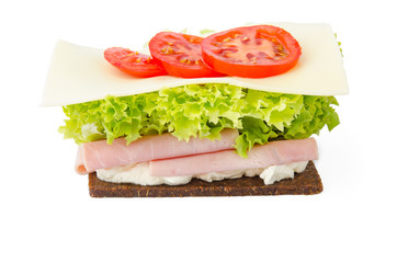 Pumpernickel belegt