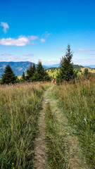 Beautiful landscape of sunny Nizke Tatry