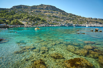 Anthony Quinn Bay at Rhodes island