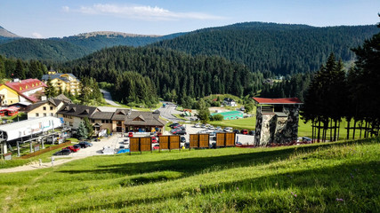 Beautiful landscape of sunny Nizke Tatry