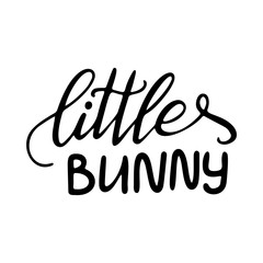 Easter hand written phrase. Modern brush calligraphy. Vector isolated illustration on white background