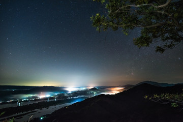 Landscape from the top of mountain