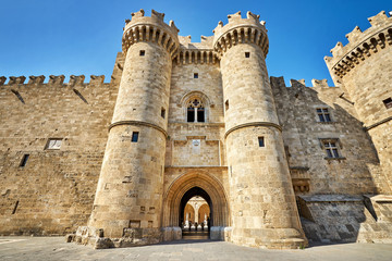 The Knights Grand Master Palace at Rhodes island, Greece