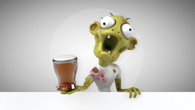 Fun zombie - 3D Animation