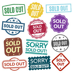 Sold out stamps
