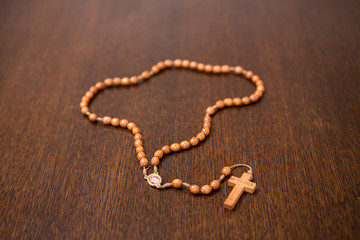Wooden Rosary Holy