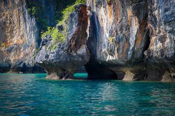 Wild Cliff above the Sea of Ko Phi Phi
