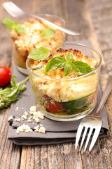 homemade vegetarian crumble