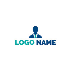 businessman Logo, icon