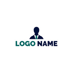 businessman Logo, icon