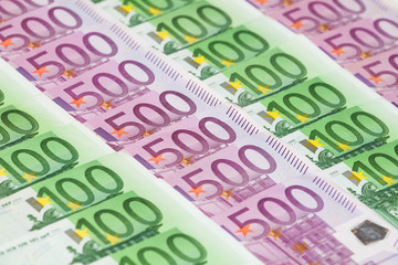 Euro currency, isolated