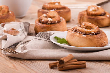 Cinnamon rolls. 