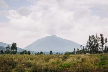 Foto op Canvas vulcano in Rwanda  © Dennis
