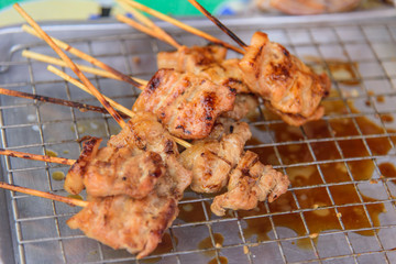 pork grilled / Street food pork grilled