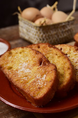 torrijas, typical spanish dessert for Easter