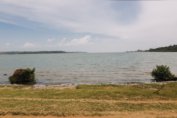 Fototapeta na wymiar victoria lake in Uganda