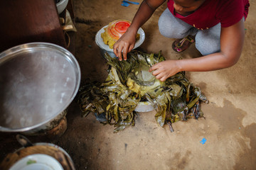 cooking place in Uganda, Africa