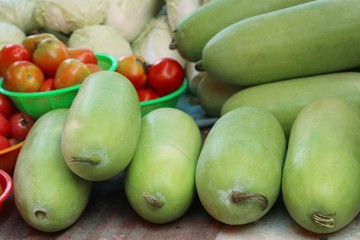 winter melon at the market