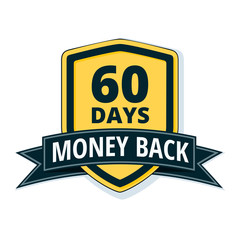 60 Days Money Back Shield illustration