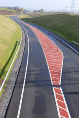 New road Improvement Scheme Carmarthenshire Wales