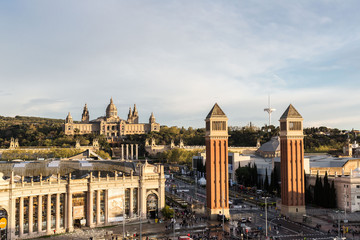 Barcelona city panorama