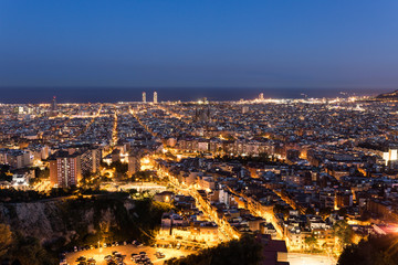 Fototapeta na wymiar Barcelona City
