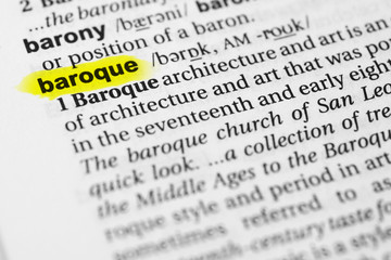 Fototapeta premium Highlighted English word 