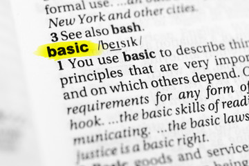 Highlighted English word 