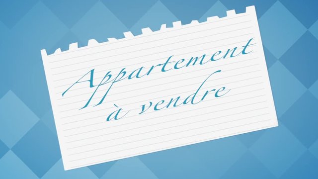appartement &agrave; vendre