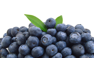 Tasty fresh organic blueberries