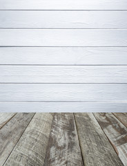 Fondo de suelo y pared de madera