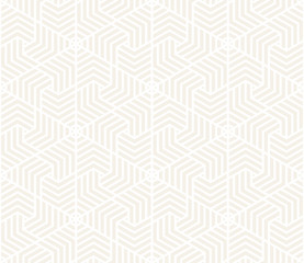 Vector seamless subtle pattern. Modern stylish texture. Repeating geometric tiling from striped triangle elements..