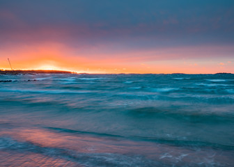 Obraz premium Sunset colors on the Sky