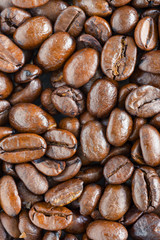 roasted coffee beans, can be used as a background