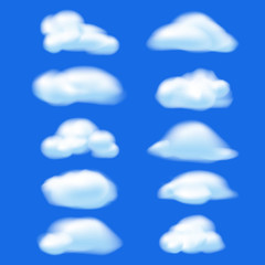 Abstract cloud on blue sky background. Nature concept