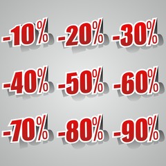 Creative Hard Discount Sale vector illustration